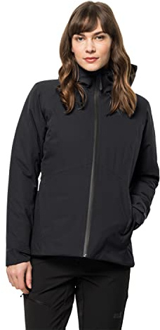 Jack Wolfskin Damen Wisper Ins Jkt W Jacket, Schwarz, XXL EU