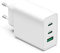 USB C Ladegerät 65W USB C Netzteil 3-Port PD GaN Charger Kompatibel mit MacBook Pro/Air, iPad Pro, Lenovo, Dell XPS, Chromebook, Galaxy S22/S21, Note 20/10+, iPhone 13, Pixel, AirPods usw