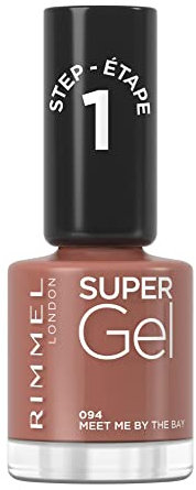 Rimmel London Super Gel Nail Polish, 94 Meet Me By The Bay, 12ml