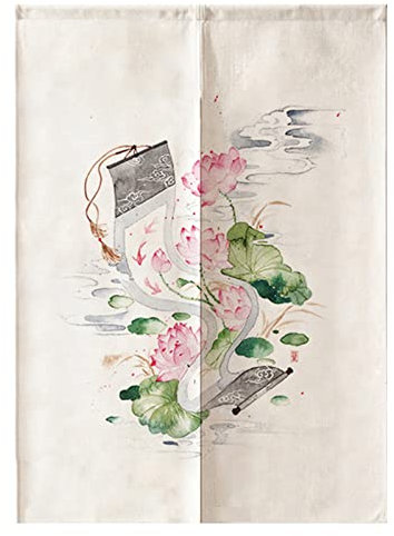 Cortinas Habitacion Baratas Telas Separadores Ambientes Paneles Japonesas Salon Originales Cortinas Puerta Exterior Tela Ventana BañO Pintura Rosa 75 X 120 cm