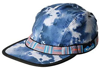 KAVU Strapvisor Strapcap Visier Leicht, Sky Batikfärbung, Einheitsgröße