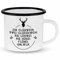 wowshirt Emallie Tasse Ein Glühwein swei Glühwein Hirsch Weihnachtmarkt Weihnachten, Farbe:White - Black