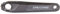 SHIMANO Y0l198060 FC-M6100 Kurbelarm Links 165mm, Schwarz, 165 mm