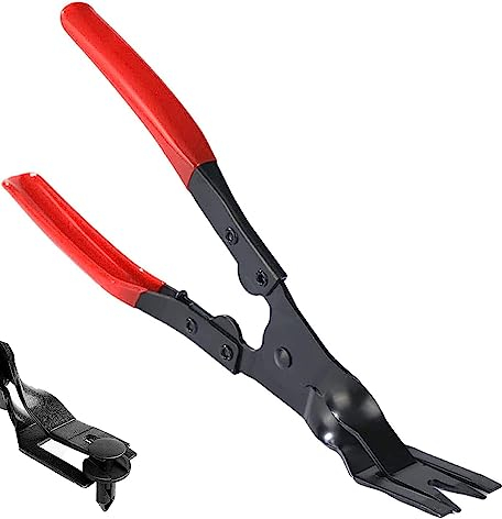 Alicates De Remachadora De PláStico Para Coche, Alicate de extracción de molduras de Puerta, Alicates Para Quitar Clips, Tableros de Instrumentos para Quitar Clips de tapicería de automóviles (red)