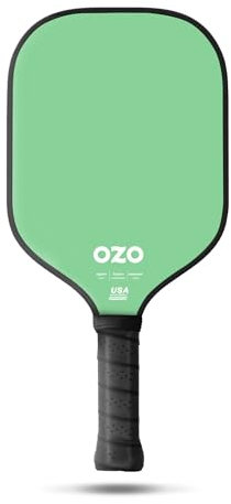 OZO Pickleball – Spark Fusion Essence – USAPA-Zugelassener Hybrid-Schläger für Anfänger – Graphit-Oberfläche (Grün), Beginner Hybrid