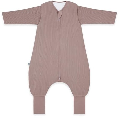 emma & noah Baby Schlafsack – Extra warm & kuschelweich für kalte Nächte – 3.5 TOG, mit Füßen & abnehmbaren Ärmeln, Bio-Baumwolle