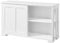 Yaheetech Sideboard Buffet Cabinet Stackable Kitchen Storage Cabinet with Sliding Door & Adjustable Shelf, Floor Cupboard for Living Room, kitchen, Hallway, 106.7 x 33 x 63 cm, White