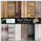 Scrapbook Papier 12 Muster 24 Blatt Decoupage Papier Block, Holztexturen Einseitiges Scrapbooking Papier, 30.5x30.5 cm/12x12 inch Scrapbook Bastelpapier Dekorpapier für DIY Kartenherstellung