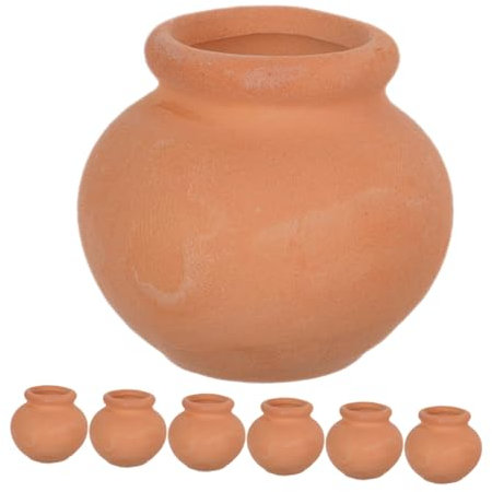 Vaguelly Macetas Pequeñas De Cerámica 7 Maceteros para Plantas Decoración De Hogar