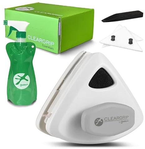 Double sided magnetic window cleaning kit UK DOUBLE GLAZING magnetic window cleaner for 16-24mm UK glass [GEKKOH CLEARGRIP] (ESSENTIALS MAX)