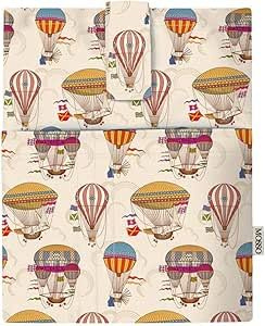 Copertina per libro - Copertina per libri in brossura, tessuto lavabile, impermeabile, protezione per libro, custodia protettiva per tablet per adulti, idea regalo (BALLOON M)
