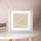 Ayoiow Photo Frame 15x15 cm Grau Mdf Photo Frame für Jubiläum Fotorahmen Tisch