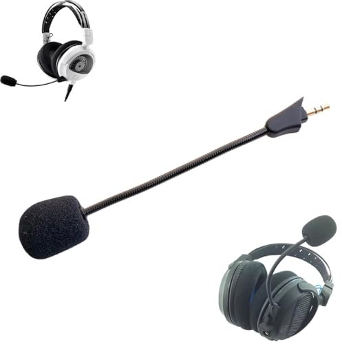 Ersatz-Spielmikrofon für Audio-Technica ATH-GDL3 ATH-GL3 Kopfhörer, Xbox One X Computer PC Gaming-Headsets (nicht kompatibel mit ATH-G1) (1 Stück)