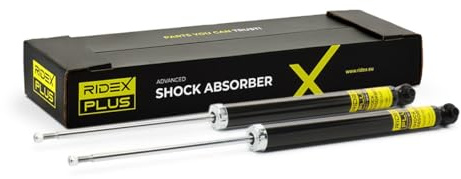 RIDEX PLUS 854S1590P 2x Stoßdämpfer Stossdämpfer Gasdruck Hinten Kompatibel mit OPEL Corsa D Schrägheck S07 97366653 39112226 51968044
