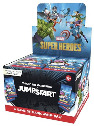 Magic: The Gathering | Marvel Super Heroes Jumpstart-Booster-Display | Kartenspiel für 2 Personen (Englische Version)