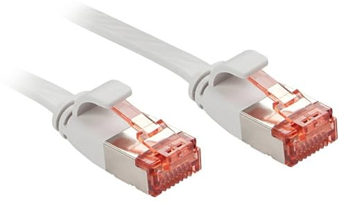 LINDY 47554 5m Cat.6 U/FTP Flachband-Netzwerkkabel, grau