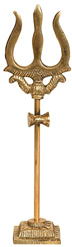Exotic India Shiva 's Trident – Messing Statue