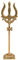Exotic India Shiva 's Trident – Messing Statue