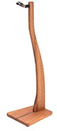 Zither Wooden Violin or Viola Stand - Handcrafted Solid Mahogany Wood Floor Stands, Made in USA