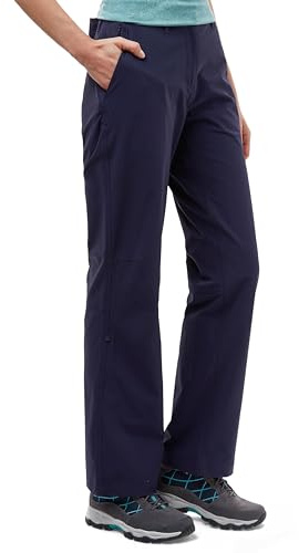 Peter Storm Women's Stretch Roll-Up Walking Trousers with Four-Way Stretch, Water Repellent & Lightweight Convertible Capri Style Pants