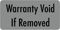 Warranty Void/Manipulations Sicher/Manipulationssicher/Sicherheits Siegel/Antriebsknochen / 10 x 20mm Rechteck Form Aufkleber/Etikett - Warranty Void ob Entfernt, Pack - 100