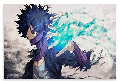 xiaoxiami My Hero Academia Dabi Kunst-Poster, dekoratives Gemälde, Leinwand, Wandkunst, Wohnzimmer, Poster, Schlafzimmer, Gemälde, 40 x 60 cm