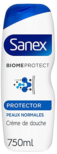 Sanex Biomeprotect Dermo Protector Gel Douche Prébiotique Respectueux du Microbiome Cutané, 750ml