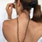 IYOU Catena per Occhiali da Sole Boho Bead Cristalli Neri per Occhiali da Vista strass Street Shot e Catena per Occhiali da Spiaggia Accessori per Occhiali da Vista Anti-smarrimento per Donne
