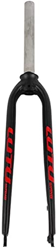 YLXD 1-1/826/27.5/29 Forcella Anteriore per Mountain Bike Forcella Rigida MTB Freno a Disco in Lega di Alluminio, Tubo Dritto Senza Filettatura 28,6 mm Superleggero B,29