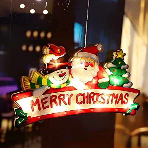 U/N DQMP Christmas Hanging LED Lights, Acrylic