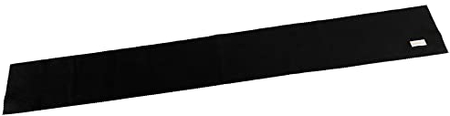 Steinmayer Tastenläufer Modell “Kirstein” - Staubschutz aus hochwertigem Filz - Klavierläufer für Klavier, Flügel und Digitalpiano - Schwarz