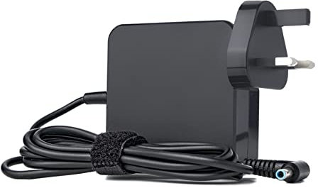65W Compact HP laptop Charger - 19V 3.33A - Compatible with HP EliteBook Pavilion Chromebook ProBook Envy Spectre, HP Stream, HP 250 G6 255 G7 Models 45W (Blue Tip 4.5 X 3mm)