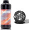 INNICON 1 kg 3D-Druckerharz, 405 nm wasserwaschbares Rapid Resin für LCD DLP 3D-Druck, Hochpräzisionsstandard-Photopolymer mit Wasser waschbares UV-härtendes Flüssigharz, durchscheinendes Schwarz