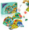Puzzle Kaninchen Kinder,Besondere Puzzle für Kinder,Jigsaw Puzzle 120 Teile,Witzig Kinderpuzzle Geschenk,Tier Puzzle ab 3 4 5 6 7 8 9 Jahren für Jungen Mädchen