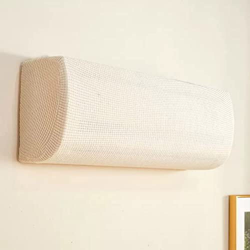 DG Catiee Housse de protection murale élastique anti-poussière pour climatiseur à suspendre - Protection tout inclus - Haute élasticité - Mini Split AC (88-95 cm - 1 pièce, beige)