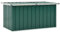 Makastle Auflagenbox Kissenbox Verzinkter Stahl Gartenbox Aufbewahrungsbox mit Deckel, Auflagentruhe Garten Aufbewahrungstruhe für Gartengeräten Poolzubehör Spielzeug, Grün 129 x 67 x 65 cm