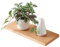 OAKERLAND Schweberegal aus Eiche Massiv, Klein Wandregal Holz 40cm Wandboard für Badezimmer, Schlafzimmer, Wohnzimmer, Küche, Office, Waschküche usw
