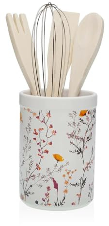 Versa Bote para Utensilios de Cocina Balbec Cerámica 10 x 15 x 10 cm
