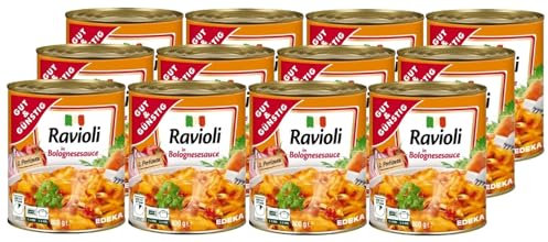H-O Gut & Günstig Ravioli in Bolognesesauce 12x800g