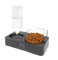 Marchul Cat Bowl, Cat Food and Water Bowl,Gravity Water and Food Bowl for Cat and Small Dog,Tilted Raised Cat Feeding Bowls