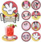 8 Stück Diamant Malerei Untersetzer mit Halter, DIY Mickey Minnie Diamant Malsets für Erwachsene Kinder Anfänger Getränke Untersetzer 5D Cartoon Diamant Kunst Untersetzer Bastelbedarf