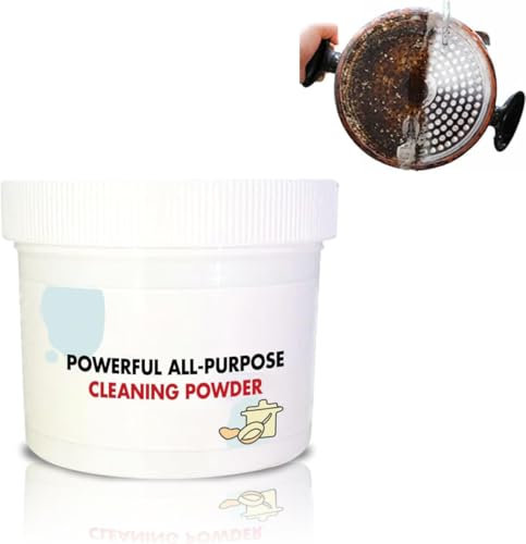Leistungsstarker Allzweck-Pulverreiniger für die Küche, Powerful All-Purpose Cleaning Powder, Küchenreiniger Power gegen Fett & Hartnäckige Flecken, Super Strong Kitchen Cleaner Powder, 250g (1 Stück)