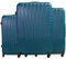 Gravitt Hartschalen-Koffer | Set 3 Stück : S-M-L | Trolley Koffer | Rollkoffer Reisekoffer | Handgepäck | 4 Rollen | Farbe : Meergrün | ABS Material | Inklusive Kofferwaage