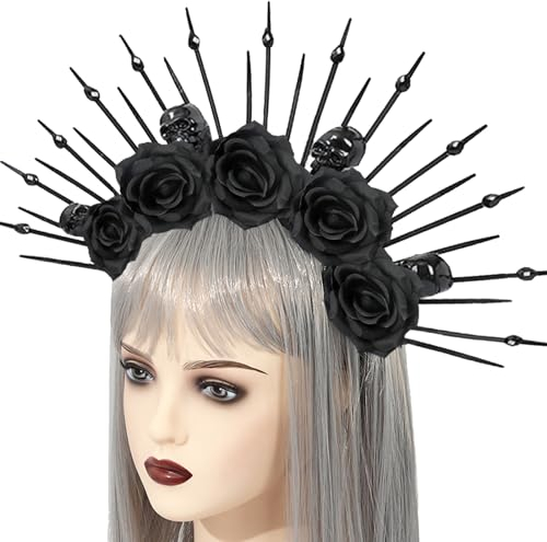 Blumengirlanden, Haarschmuck, Totenkopf-Blume, Stirnbänder für Damen, Braut für Verkauf, Markt, Blumen-Haarbänder für Damen