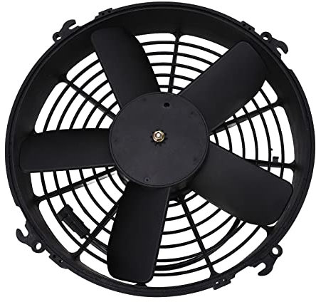 Ensemble de Ventilateur de Radiateur de Climatisation à Cinq Pales, Dissipation Thermique Améliorée, Conception à Pales Réversibles, 160 W, pour Bus, Camions, 24 V, Ventilateur