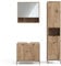 Vicco Badmöbel-Set Eliza, Badezimmerschrank-Set, Viking Oak, 3 Teile mit Hochschrank