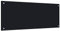 Gecheer Kitchen Backsplash tempered Glass Splashback Heat Resistant Toughened Glass for Kitchen/Cooker Hood black 100x40 cm Tempered Glass