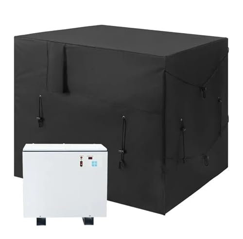 BUUNHI Bâche Piscine Housse de Protection pour Pompe à Chaleur de Piscine, Housse de Protection pour unités extérieures de Pompe à Chaleur de Piscine hivernage Piscine