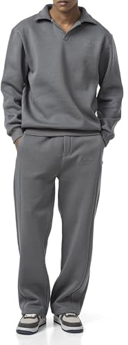 Redbridge Lässiges Sweat-Set mit Polokragen – Bequemer Zweiteiler im Oversized-Look