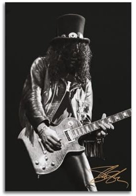 UWASCISF Band-Poster, Motiv: Guns N Roses, dekoratives Gemälde, Leinwand, Wandposter und Kunstdruck, modernes Familienschlafzimmer, Dekoration, Poster, 20 x 30 cm